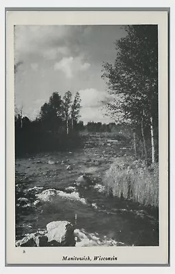 Creek Forest In MANITOWISH WI Wisconsin Postcard • $4.99