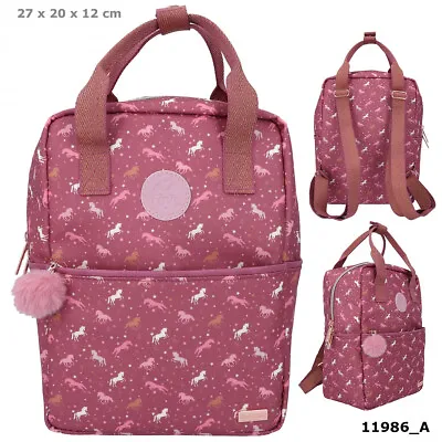 Miss Melody Backpack Wild Horses Rucksack Horse Back Pack Bag Girls Bags PINK • £29.99