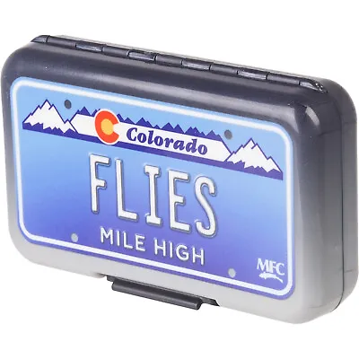 Montana Fly Company Mfc  Colorado Flies Plate  Poly Fly Box W/ Slit Foam • $19.97