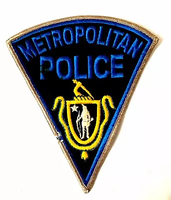 Super RARE & Obsolete MDC Boston Metropolitan Police Dept. Patch 1985 • $129