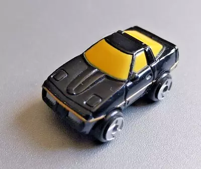 Vintage Micro Machines Chevrolet Corvette Galoob 1986 Sports Car Black 80s Toy • £5