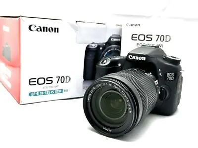 Canon EOS 70D 18-135 Lens Kit ♪ Equipped With Wifi • $1498.75