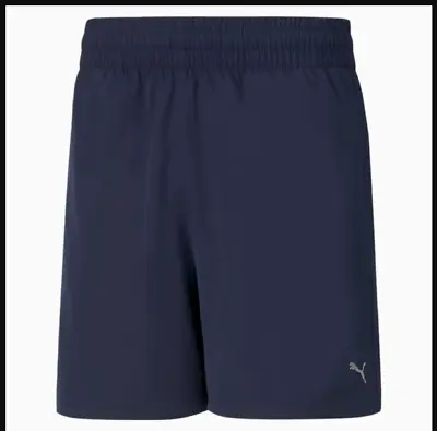 $19.99 • Buy Puma Performance Training Men's Woven Shorts 5 Inch Size Large Brand New Blue