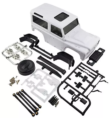 NHX RC Hard Body Kit For Axial SCX24 / 1/24 Scale Crawler / Trucks - White • $39.95