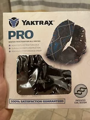 Yaktrax Pro Winter Traction 1 Pair Black Size Small  Coil Design Ice Snow • $22