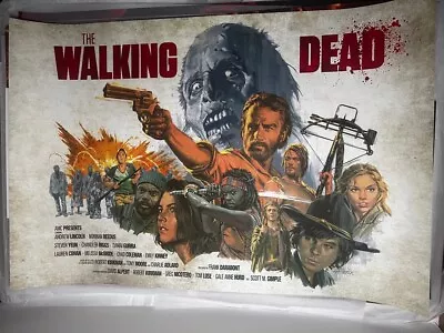 The Walking Dead Paul Mann Screen Print Poster (Not Mondo) Private Commission • $105