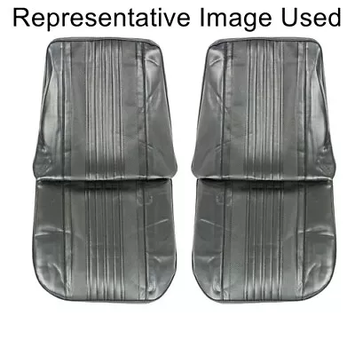 $376.07 • Buy PUI Interiors 70AS10U Black Front Bucket Seat Covers For 1970 Chevrolet Chevelle