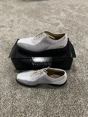 Foot Joy FJ Icon White/black Awesome Leather Golf Shoes Sz 10 Mens $340NEW • $99