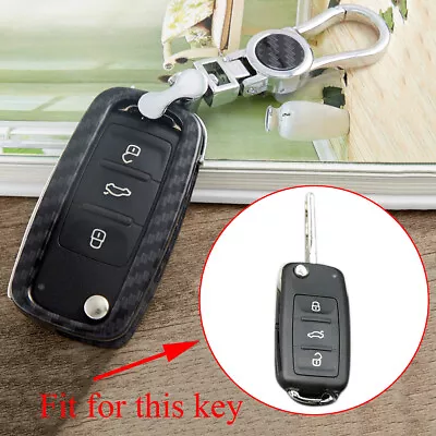 Key Case Shell Fob Holder Ring For 12-21 VW Jetta Golf Polo Eos Scirocco Passat • $16.20