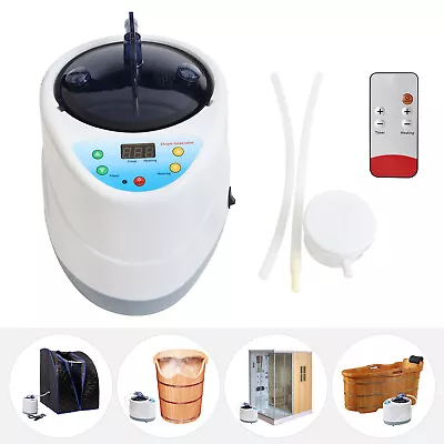 4L Sauna Steamer Pot Home Shower SPA 1300W Portable Steam Generator 110V/60HZ US • $74