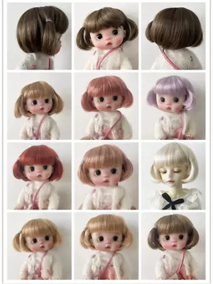 JD728 Cute Soft BJD Wigs Lati OB11 MSD Blythe All Size Synthetic Mohair Hair • $23.79