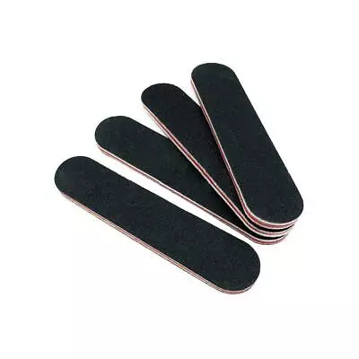 12Pcs Black Mini Nail Files Double-Side Grit Reusable Emery Board Nail File A... • $12.76