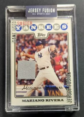 2021 Jersey Fusion Mariano Rivera Game Used Jersey #JFMR96 Yankees HOF! • $1.25