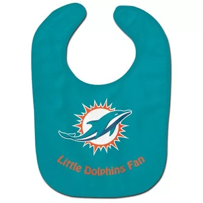 Miami Dolphins Wincraft NFL All Pro Little Dolphins Fan Baby Bib FREE SHIP • $11.99