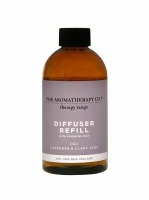 $27 • Buy THE AROMATHERAPY CO Therapy Reed Diffuser Refill Relax Lavender & Clary Sage