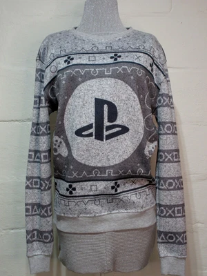 $10 • Buy Men's PlayStation Sweater Medium PS5 PS4 Crewneck 