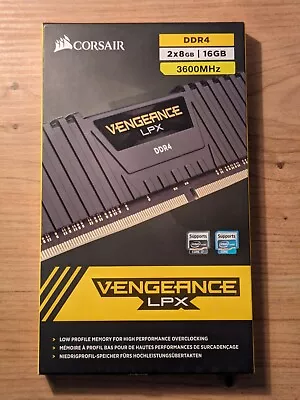 Corsair Vengeance LPX 16GB (2 X 8GB) PC4-28800 (DDR4-3600) Memory... • £33