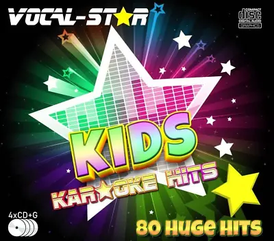 £13.99 • Buy Karaoke CD Disc Set With Words - Kids Children`s Disney Pop 80 Songs - 4 CDG... 