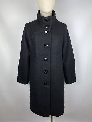 Marimekko Women’s Wool Mohair Coat Jacket Size 40 Black • $80.75