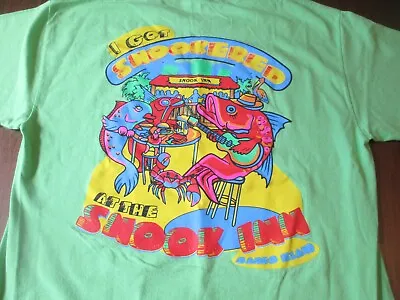 Snook Inn  I Got Snookered At  T-Shirt Medium Lime Green Marco Island Florida • $14.95