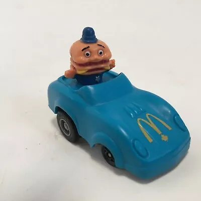 McDonald's Happy Meal Vtg Officer Big Mac Pull Back Racer Car Toy 1988 Canada • $9.99
