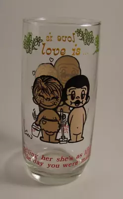 Vintage Drinking Glass Kim Casali  Love Is  Making Marriage Last 75 Years • £7.67