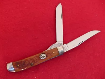 Moore Maker USA Made 3.5  Pick Bone 5200LL Linerlock Lock Blade Trapper Knife • $120
