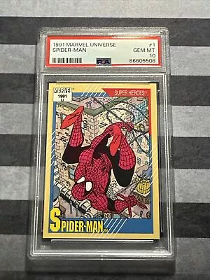 Marvel Universe 1991 - Spider-man #1 Psa 10 • $99.99