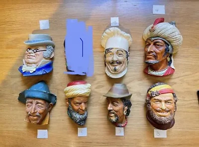 £10 • Buy 1 Vintage Bossons / Legend Chalk  Ware Head (not All 7 )