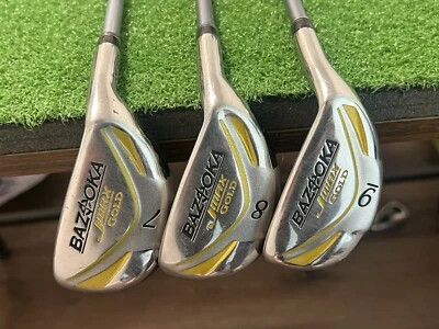 $119.99 • Buy Tour Edge Golf BAZOOKA JMAX GOLD Hybrid Iron Set 7 8 9 Right Graphite Ladies