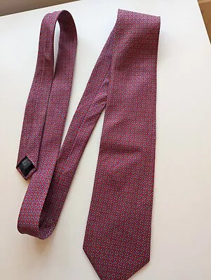Red Tie From M&S Silk In Excellent Condition • £2