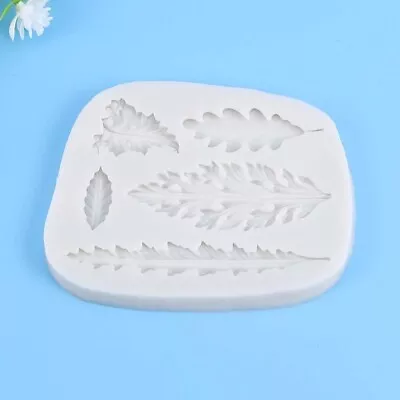 Leaves Cake Silicone Fondant Molds Diy Baking Molds Candy Melts • £5.58