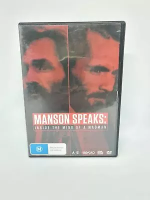 MANSON SPEAKS: INSIDE THE MIND OF A MADMAN DVD Region 4 Two-Part Special VGC • $12.39