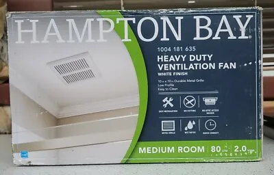 Hampton Bay 80 CFM Heavy-Duty Ventilation Fan 1004 181 635 • $19.99