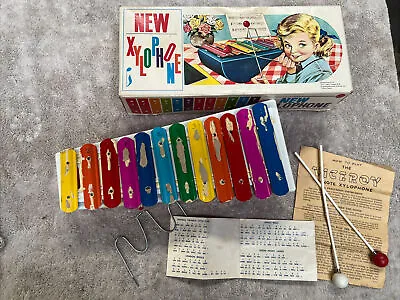 VINTAGE RETRO GAME XYLOPHONE 1950s 1960s JAPAN TOKYO TOY MUSICAL INSTRUMENT • $24.99