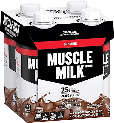 Muscle Milk Genuine Protein Shake Chocolate 25g Protein • $16.49