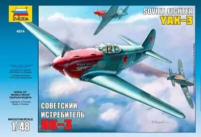 Zvezda Models 1/48 Soviet Fighter Yakovlev Yak-3 • $43.50