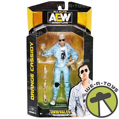 AEW Unrivaled Collection #21 Orange Cassidy Action Figure 2020 Jazwares NRFB • $60.27