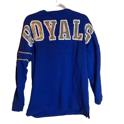 Victoria's Secret PINK Kansas City Royals Size XS Sequined Bling Pullover Top • $22.40