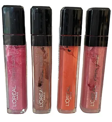 L'Oreal Infalliable Mega/Xtreme Resist Lip Gloss X2 ~ Choose Your Shade • £4.99