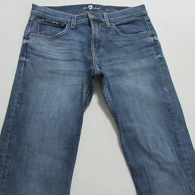7 For All Mankind PAXTYN Jeans Mens Size W32 L32 Skinny Blue Denim Mexico • $34.95
