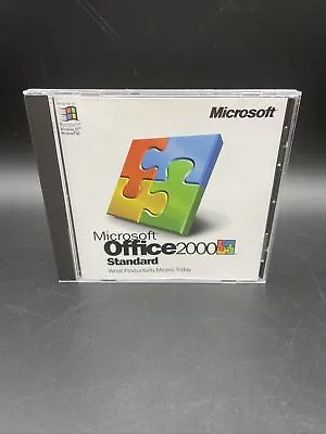 Microsoft Office 2000 Standard UPGRADE With Product Key Genuine CD • $19.99