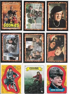 The Goonies Movie Trading Cards And Stickers Singles Topps 1985 YOU PICK CARD • $1.25