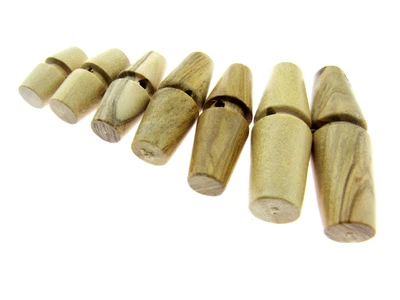 £6.09 • Buy Wooden Toggles Made From Olive Wood.  Single Hole Toggle For Duffle Coats CW10