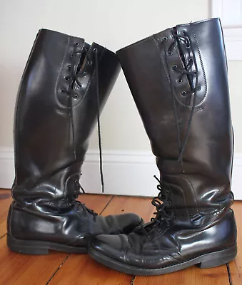 Vintage Hartt Police Trooper Patrol Motorcycle Boots Size 9 • $215