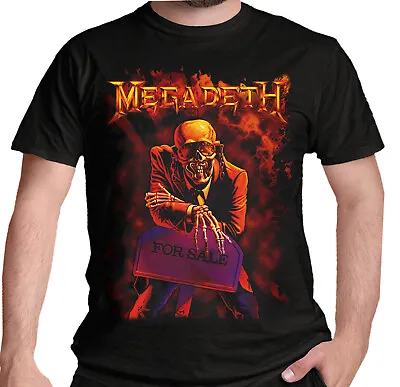 Megadeth  Peace Sells T Shirt Official New Black S - 2XL • £15.49