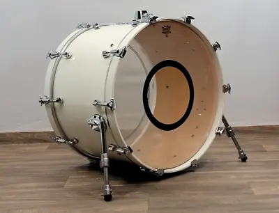 Yamaha Beech Custom Absolute 24  Bass Drum -White Lacquer Finish • $1250