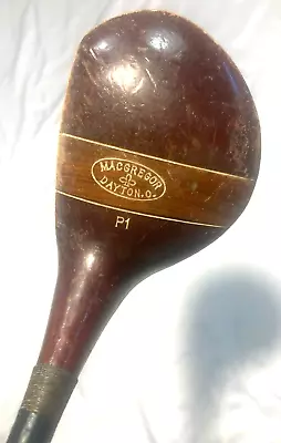 Vintage MacGregor Dayton O P1 Perfection Brassie Original Pyratone Shaft RH • $35