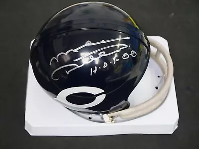 Mike Ditka Signed Riddell Mini Throwback Helmet Inscribed  Hof 88  Jsa Coa • $199.99