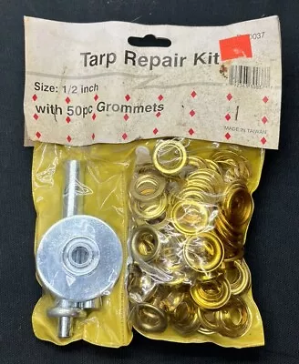 1/2 Inch Grommet Kit Installation Hole Puncher For Tent Tarp Repair 104 Pieces • $8.99